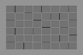 Абстрактный грязезащитный коврик Modemo 200078 0.5х0.8 серые квадраты