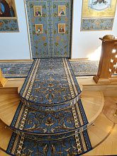 Ковровая композиция в храм 39-38 сине-голубая
