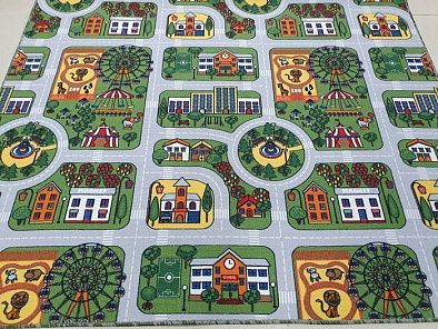 Детский ковер-палас с дорогами ECOPOLIS-A