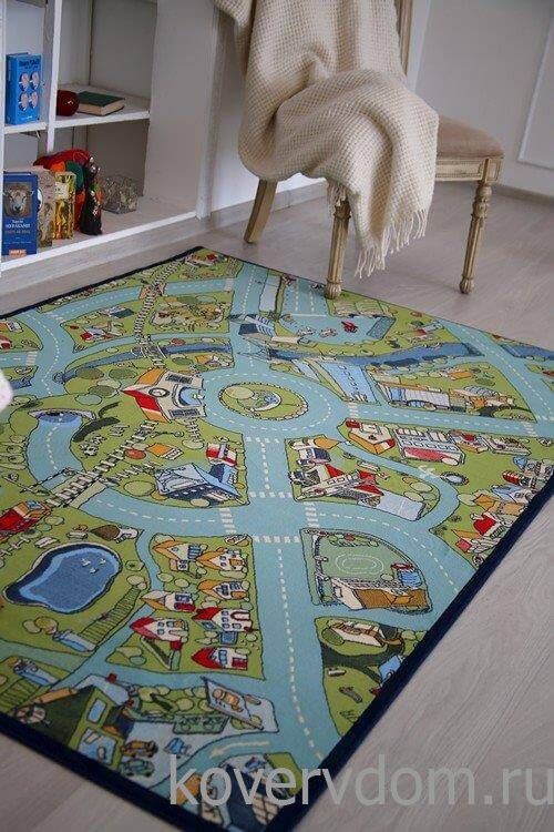 Детский развивающий ковер PTT Sorona Веселая деревушка  